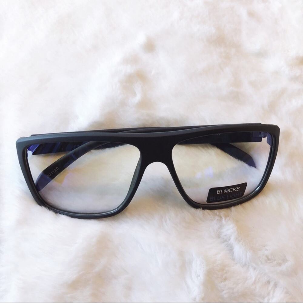 Anna Matte Gray Computer Blue Light Glasses